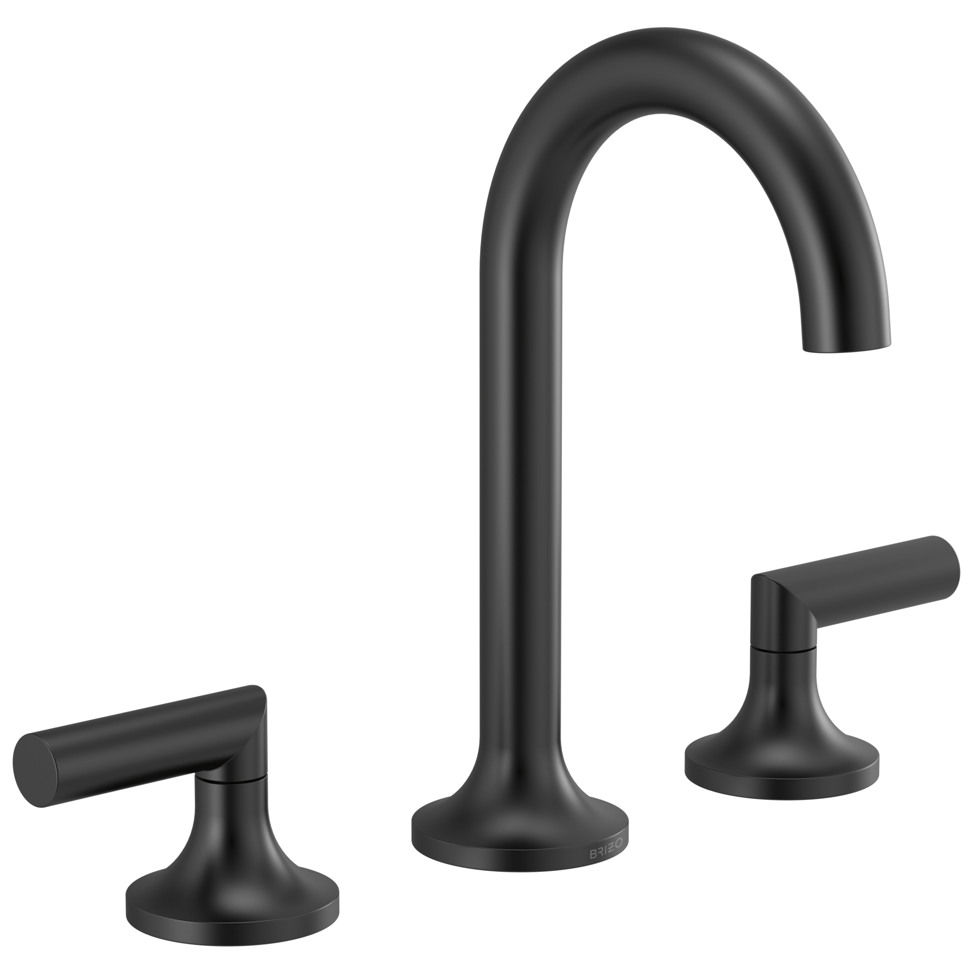 Brizo Jason Wu Grifo Widespread para Lavabo — Negro Mate — Palanca Baja