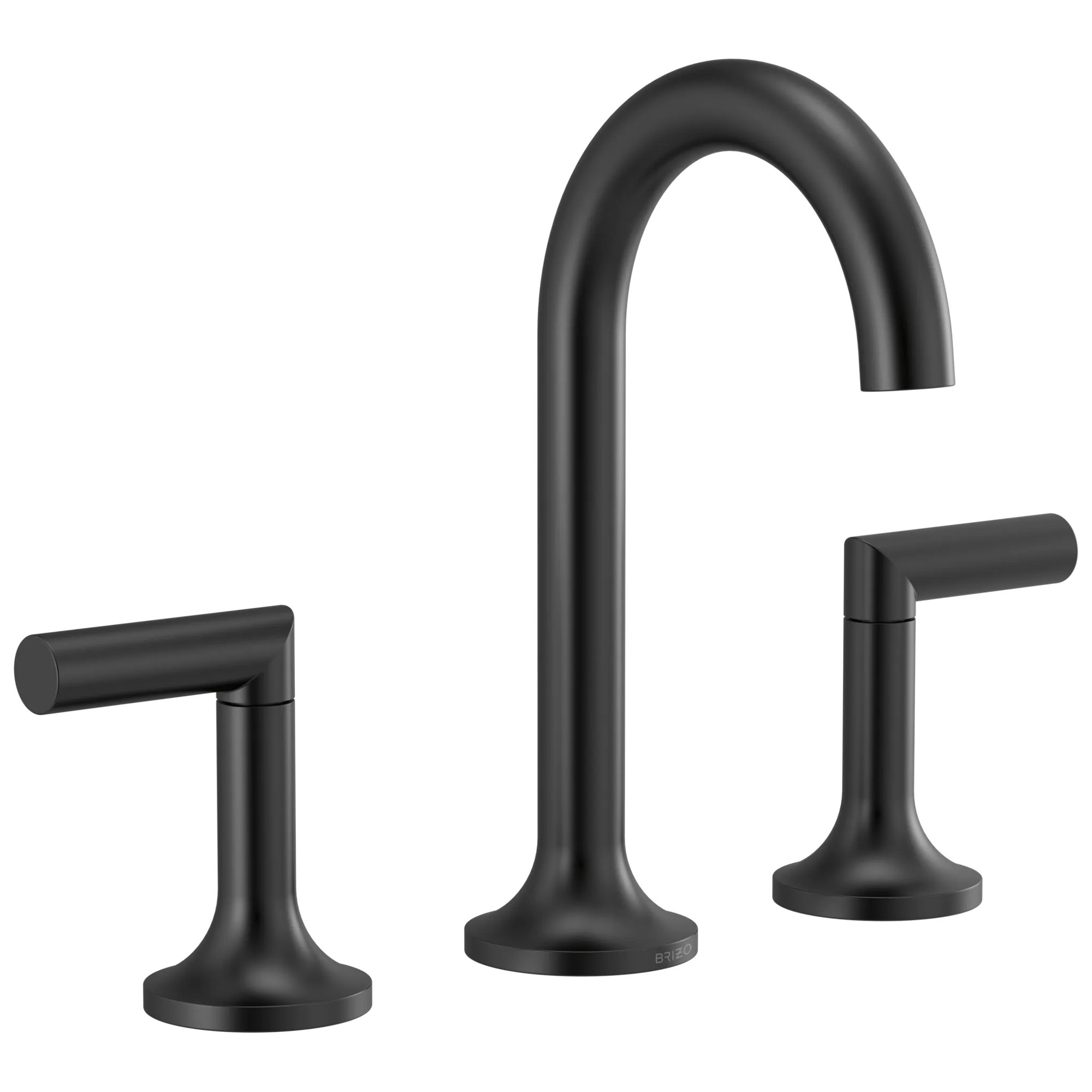 Brizo Jason Wu Grifo Widespread para Lavabo — Negro Mate — Palanca Alta
