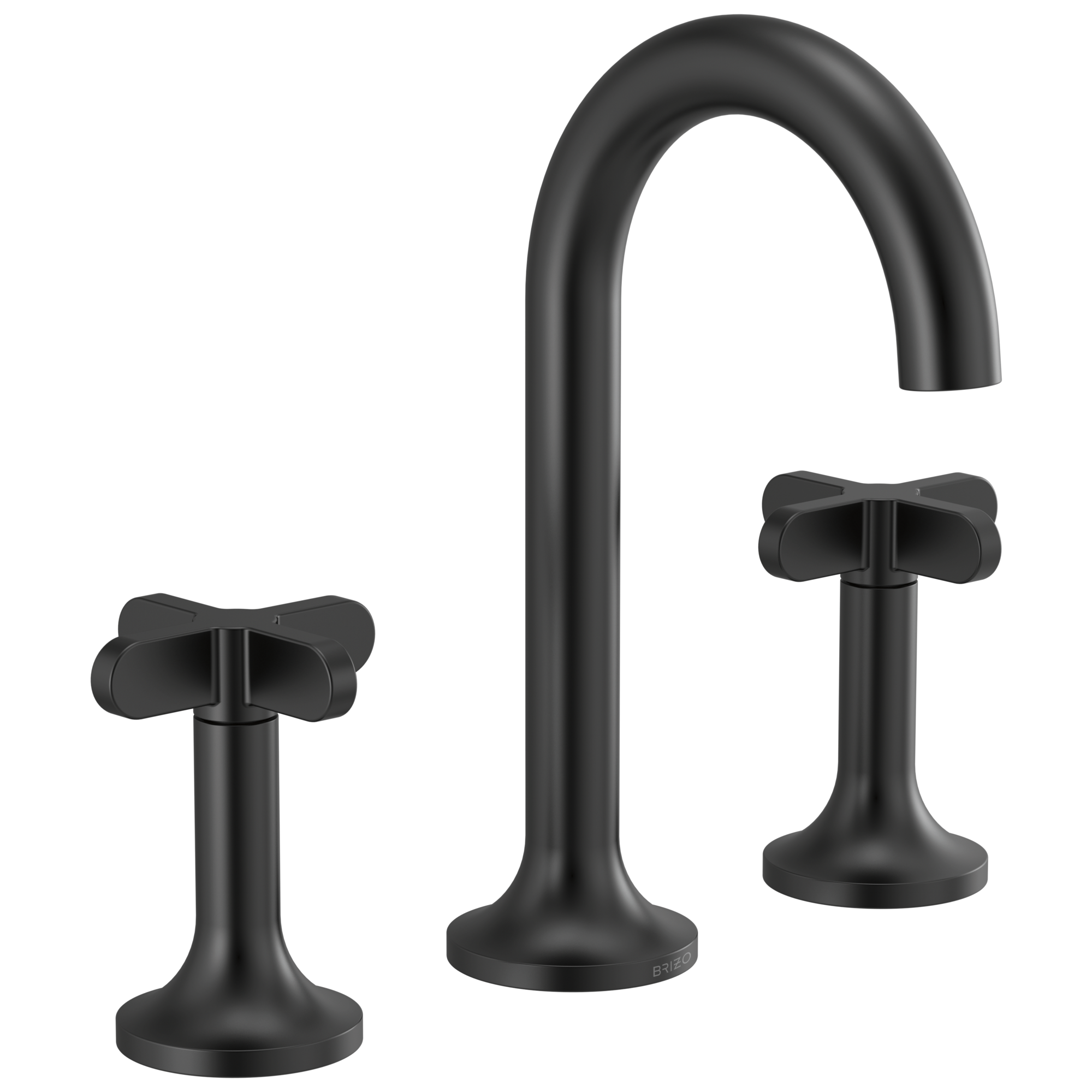 Brizo Jason Wu Grifo Widespread para Lavabo — Negro Mate — Cruceta Alta