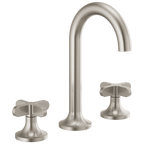 Brizo Odin Grifo Widespread para Lavabo — Níquel Cepillado — Cruceta Baja