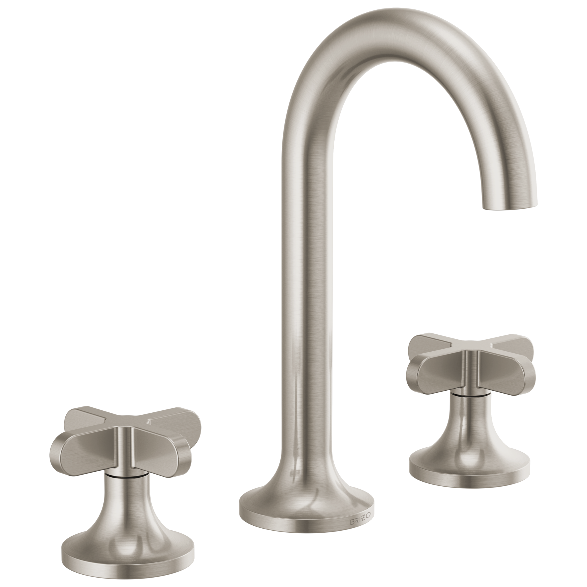 Brizo Odin Grifo Widespread para Lavabo — Níquel Cepillado — Cruceta Baja