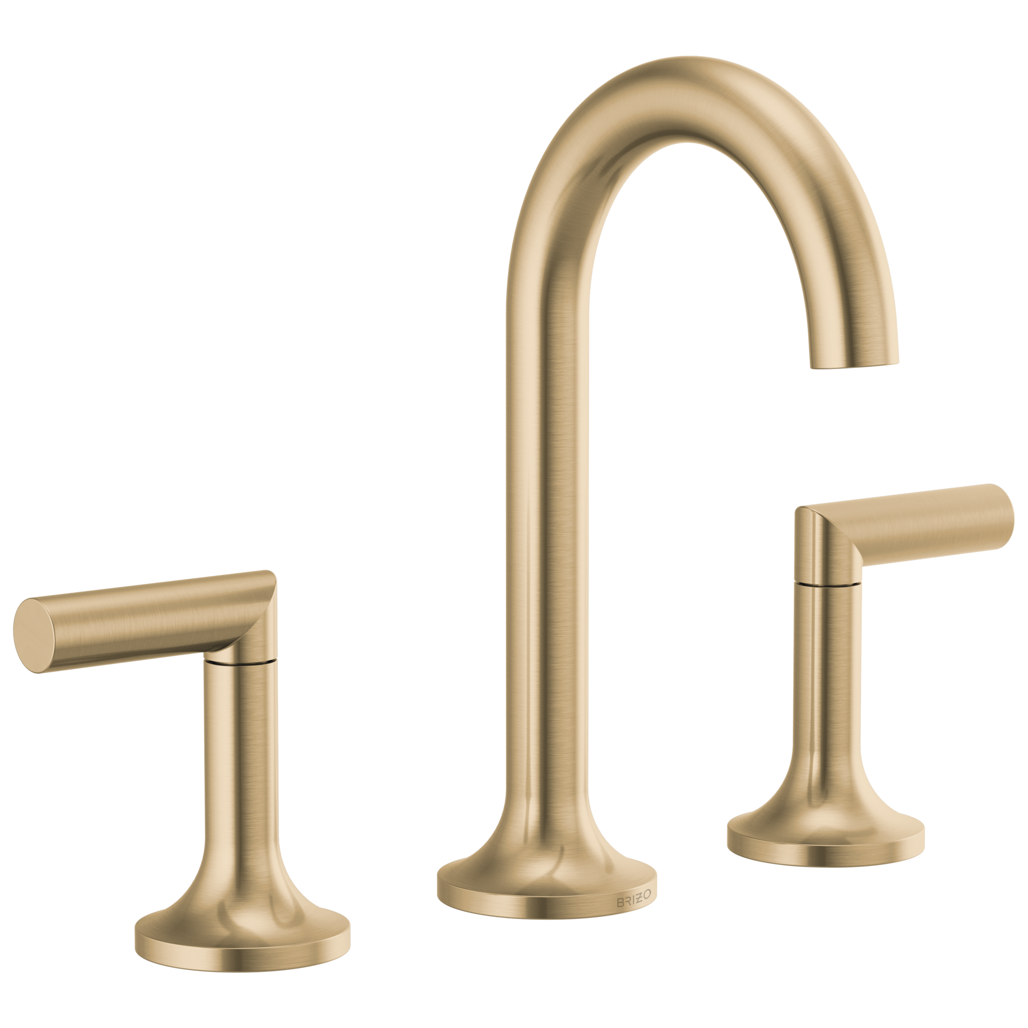 Brizo Odin Grifo Widespread para Lavabo — Oro Luxe — Palanca Alta