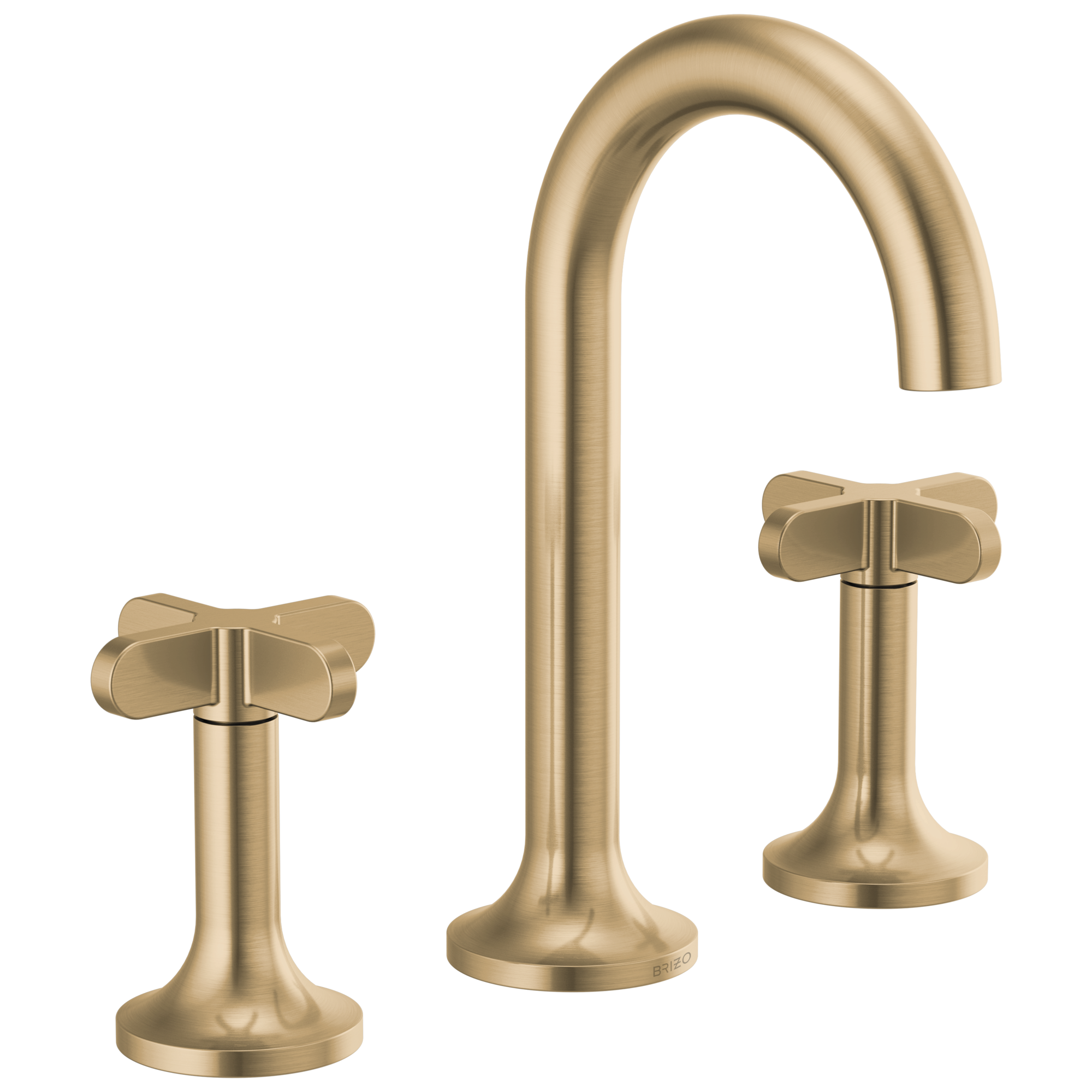 Brizo Odin Grifo Widespread para Lavabo — Oro Luxe — Cruceta Alta