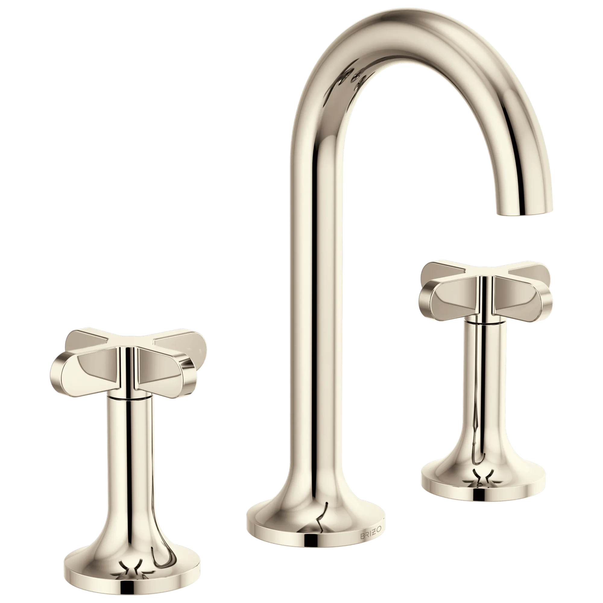 Brizo Odin Grifo Widespread para Lavabo — Níquel Pulido — Cruceta Alta
