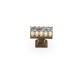 Schaub Perilla Fair Isle Rectangle Imperial Shell Mother Pearl Aged Dover Finish — Estándar