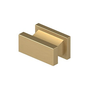 Deltana Perilla Contemporánea Tipo Yunque 3/4" — Latón Satinado