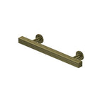 Deltana Jaladera Contemporánea para Gabinete 4" — Latón Antiguo