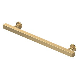 Deltana Jaladera Contemporánea para Gabinete 7" — Latón Satinado