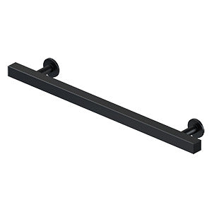 Deltana Jaladera Contemporánea para Gabinete 7" — Negro Mate