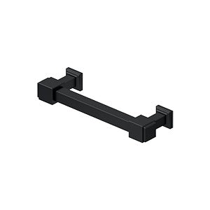 Deltana Jaladera Decorativa para Gabinete 4" — Negro Mate