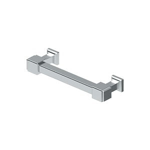 Deltana Jaladera Decorativa para Gabinete 4" — Cromo Pulido