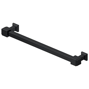 Deltana Jaladera Decorativa para Gabinete 8" — Negro Mate