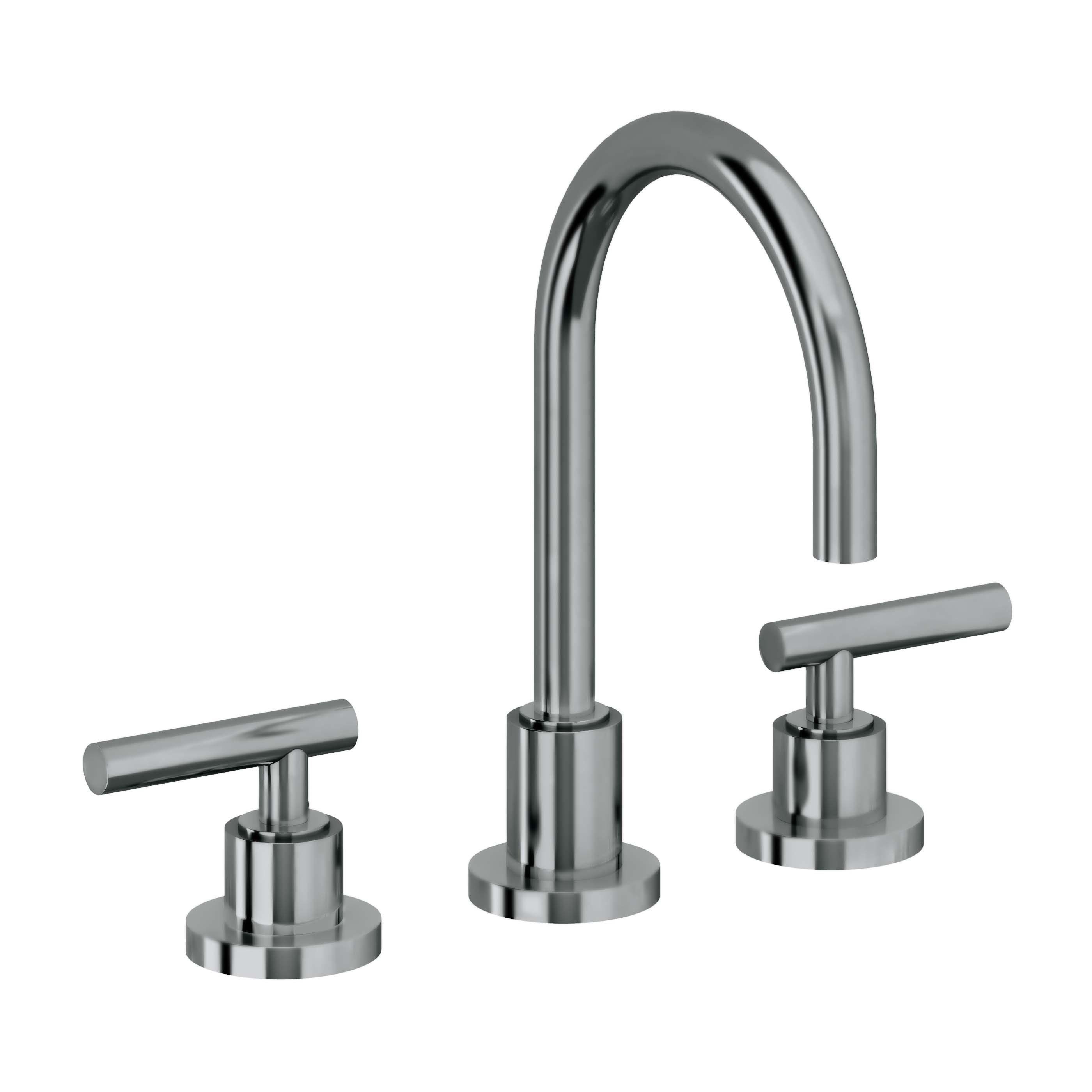 California Faucets Tiburon Grifo de Lavabo Widespread de 8" - Manija de Palanca