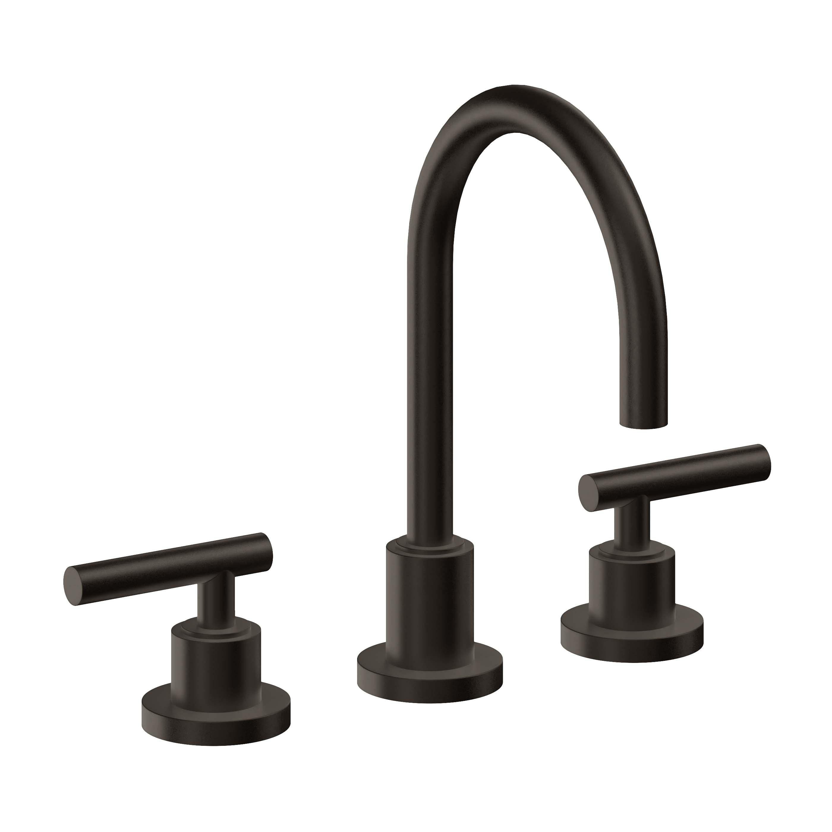California Faucets Tiburon Grifo de Lavabo Widespread de 8" - Manija de Palanca