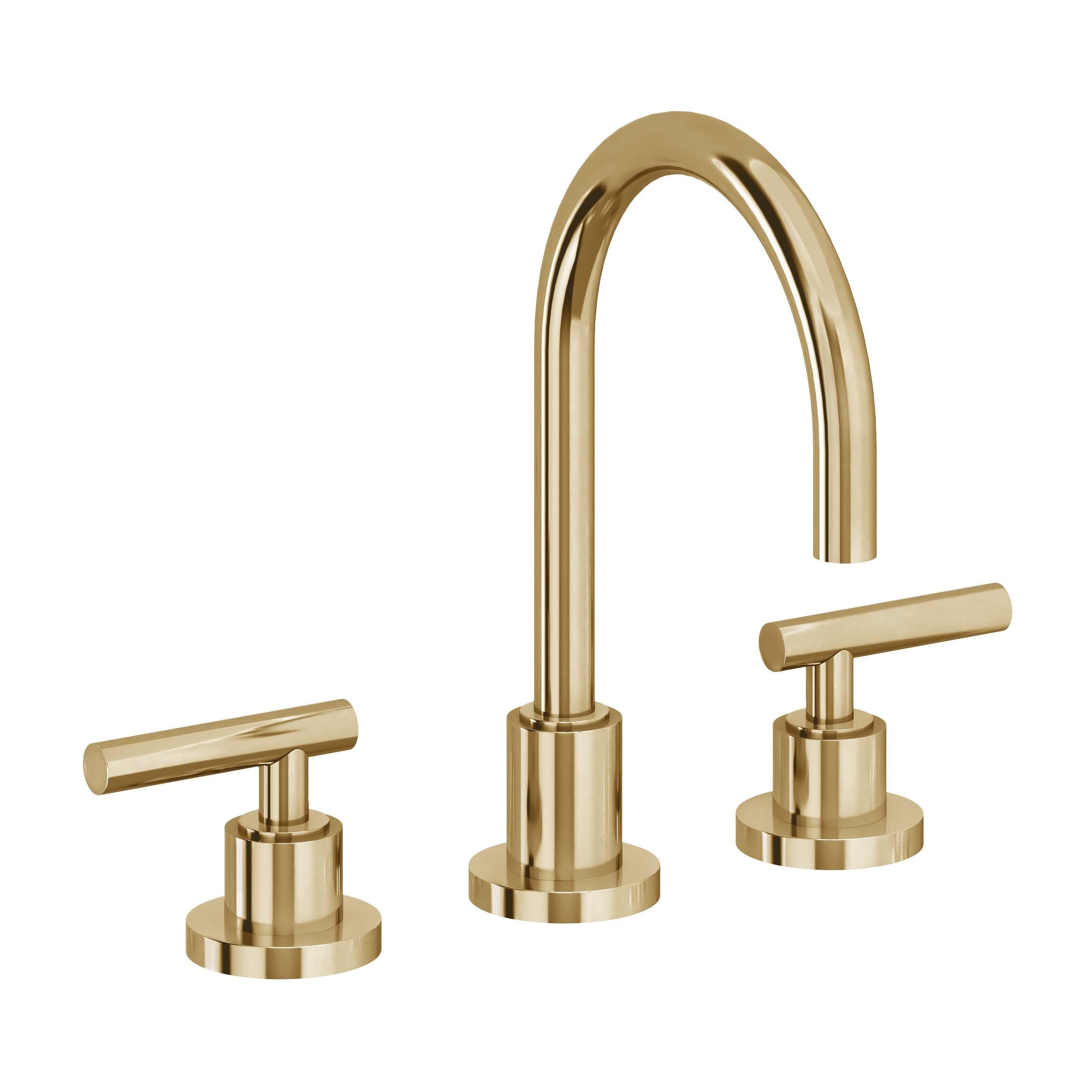 California Faucets Tiburon Grifo de Lavabo Widespread de 8" - Manija de Palanca