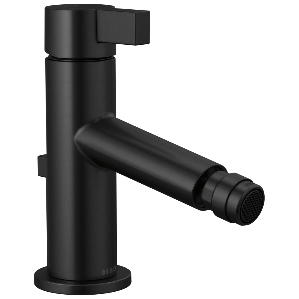 Brizo Litze Grifo para Bidet de una Manija — Negro Mate