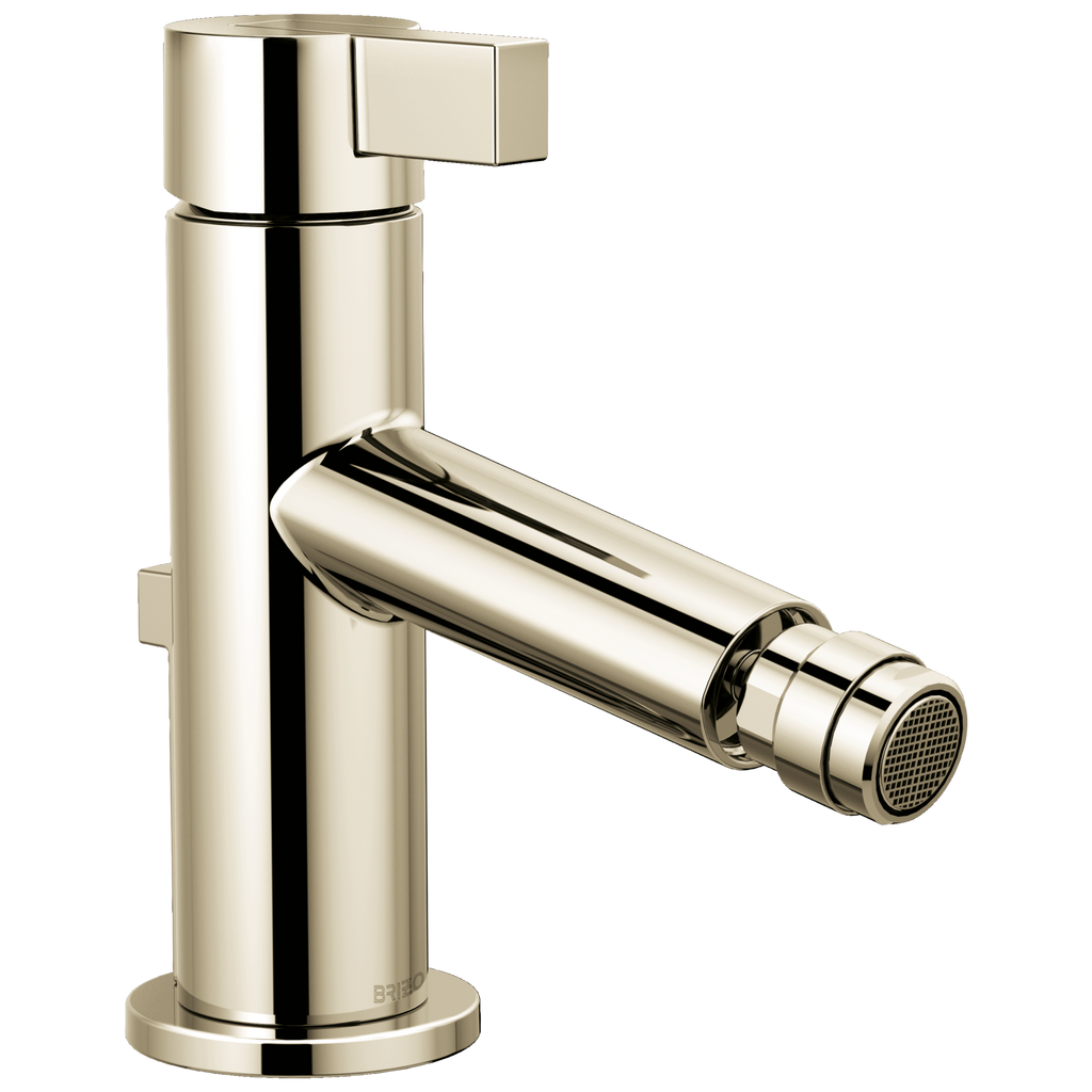 Brizo Litze Grifo para Bidet de una Manija — Níquel Pulido