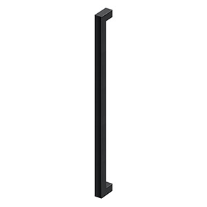 Deltana Jaladera Contemporánea de Acero Inoxidable 36" — Negro Mate