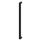Deltana Jaladera Contemporánea de Acero Inoxidable 42" — Negro Mate