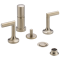 Brizo Odin Grifo de Dos Manijas para Bidet — Níquel Cepillado