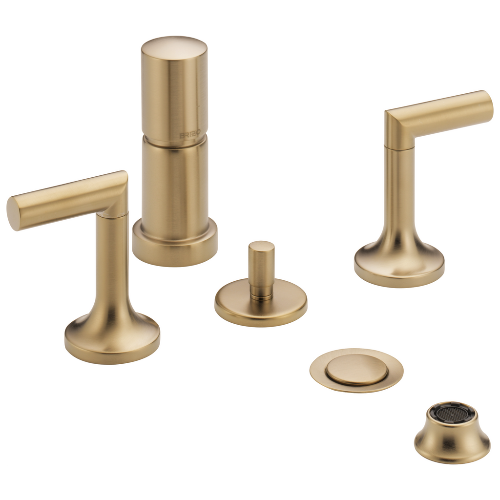 Brizo Odin Grifo de Dos Manijas para Bidet — Oro Luxe
