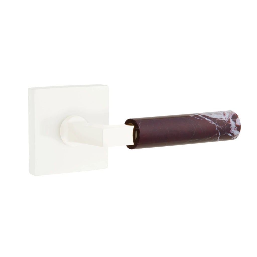 Blanco Mate · Square Rosette