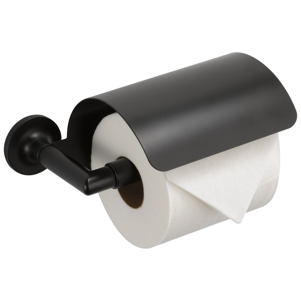 Brizo Odin Portarrollo de Papel — Negro Mate
