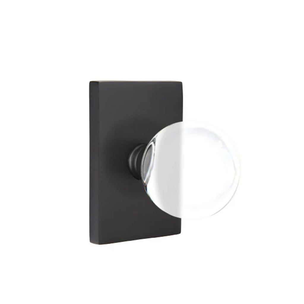 Negro Mate · Modern Rectangular Rosette