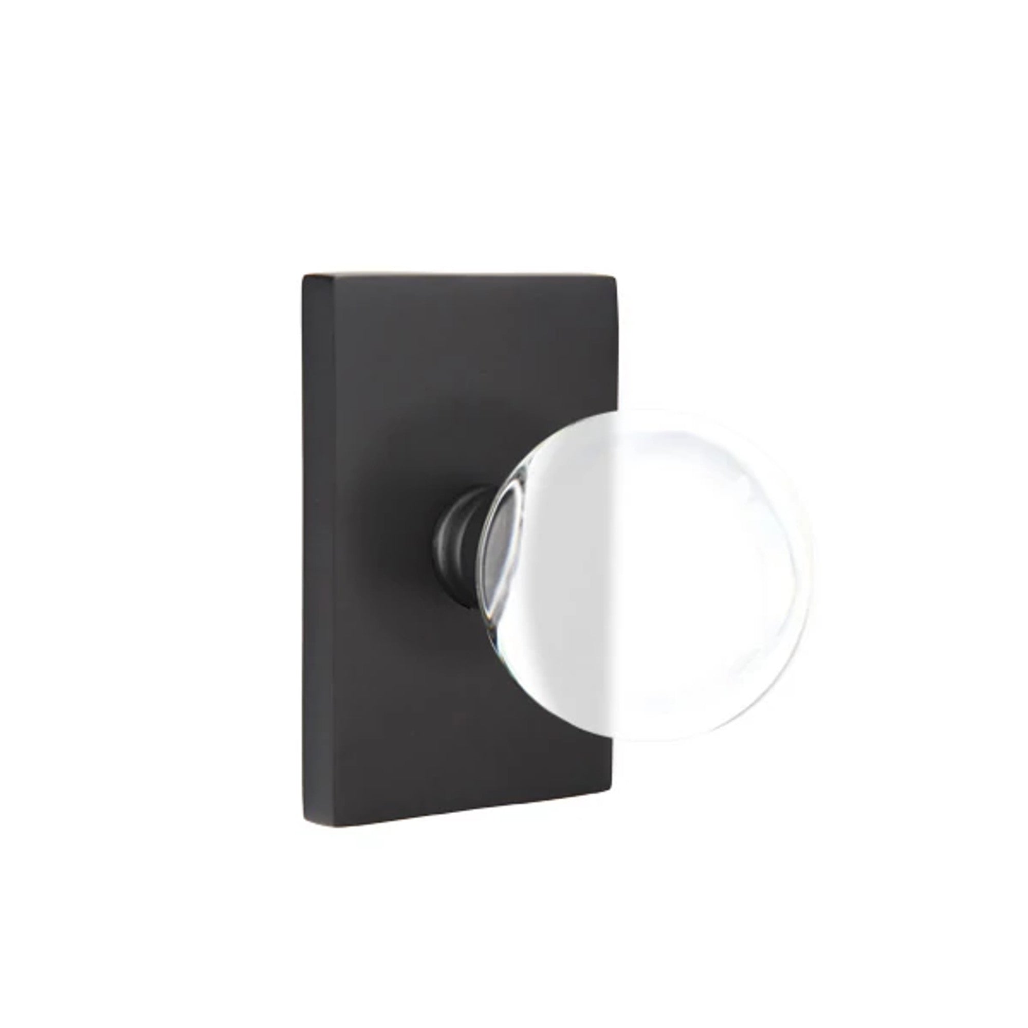 Negro Mate · Modern Rectangular Rosette