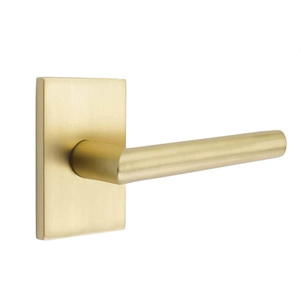 Latón Satinado · Modern Rectangular Rosette