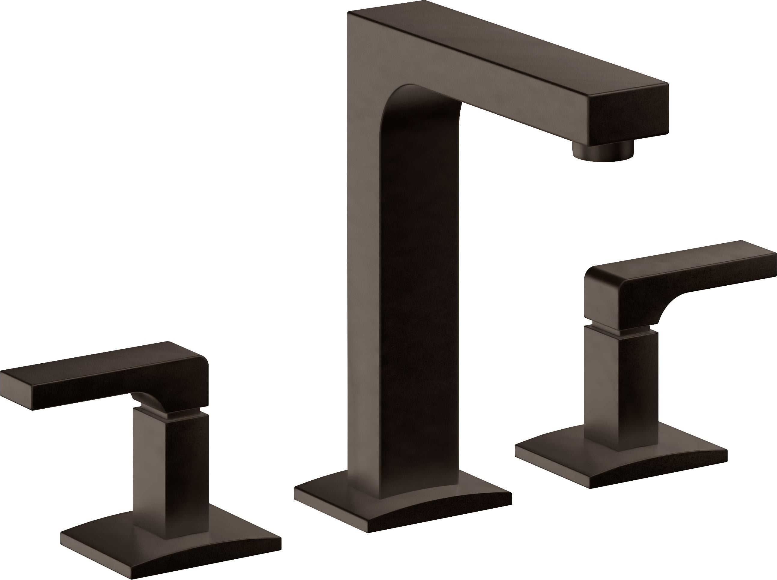California Faucets Solimar 8" Llave de Lavabo de 3 Orificios para Cubierta, con Dos Manerales