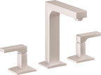 California Faucets Solimar 8" Llave de Lavabo de 3 Orificios para Cubierta, con Dos Manerales