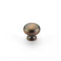 Schaub Perilla Country Aurora Tradicional Redonda, 1-1/4" diám. — Bronce