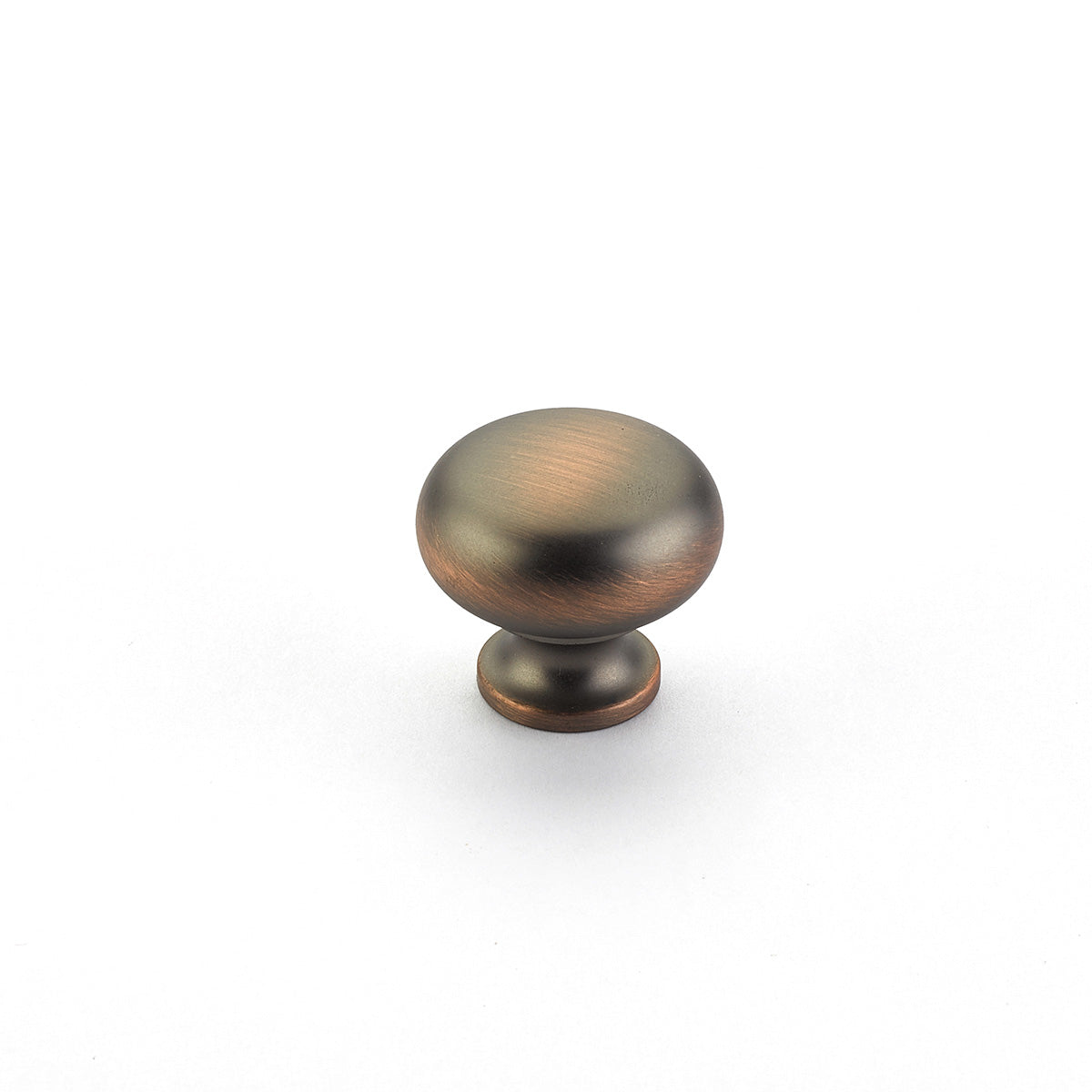 Schaub Perilla Country Aurora Tradicional Redonda, 1-1/4" diám. — Bronce