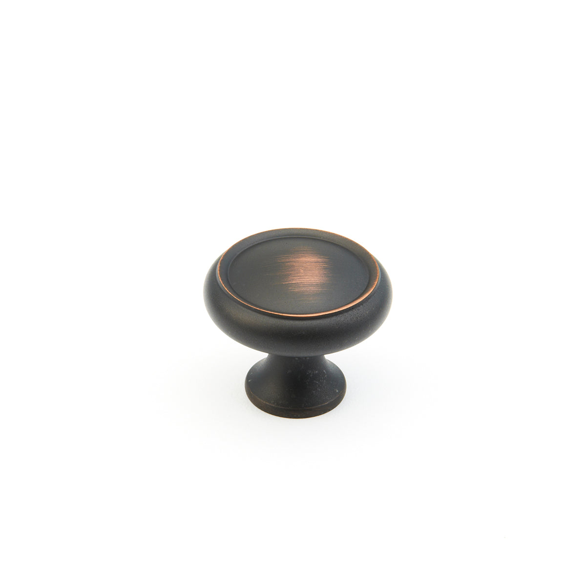 Schaub Perilla Rimmed Michelangelo Tradicional Redonda, 1-1/4" diám. — Bronce