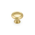Schaub Perilla Country Rimmed Redonda, 1-1/4" diám. — Latón Satinado