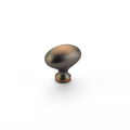 Schaub Perilla Country Aurora Tradicional Ovalada, 1-3/8" diám. — Bronce