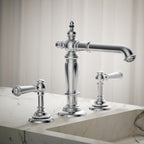 Kohler Artifacts — Caño para Lavabo Widespread, Diseño Columna (manerales por separado) — Ambientación 1