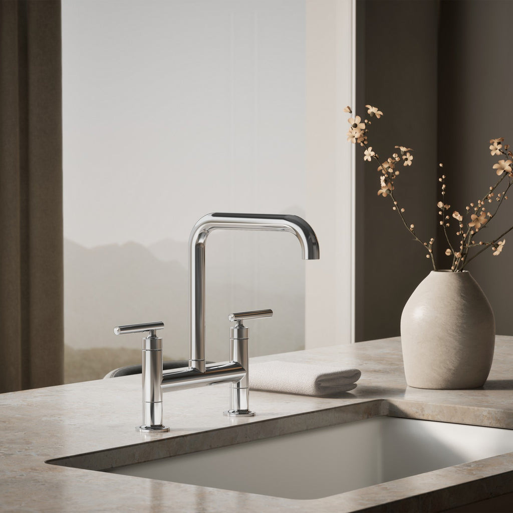 Kohler Purist — Mezcladora de Cocina tipo Puente — Ambientación 4