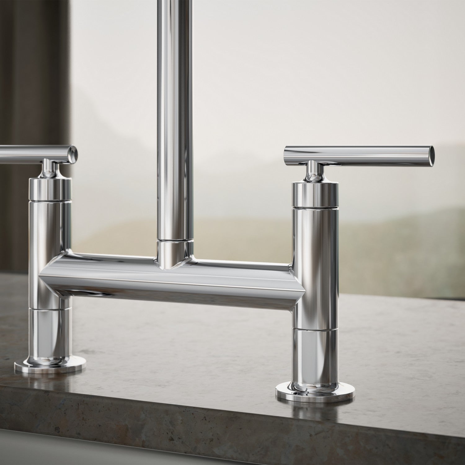 Kohler Purist — Mezcladora de Cocina tipo Puente — Ambientación 5