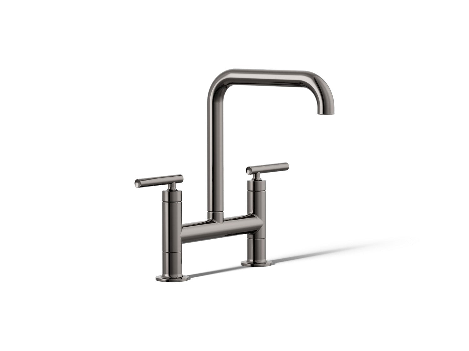 Kohler Purist — Mezcladora de Cocina tipo Puente — Titanio Vibrant