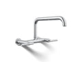 Kohler Purist — Mezcladora de Cocina tipo Puente de Pared — Cromo Pulido