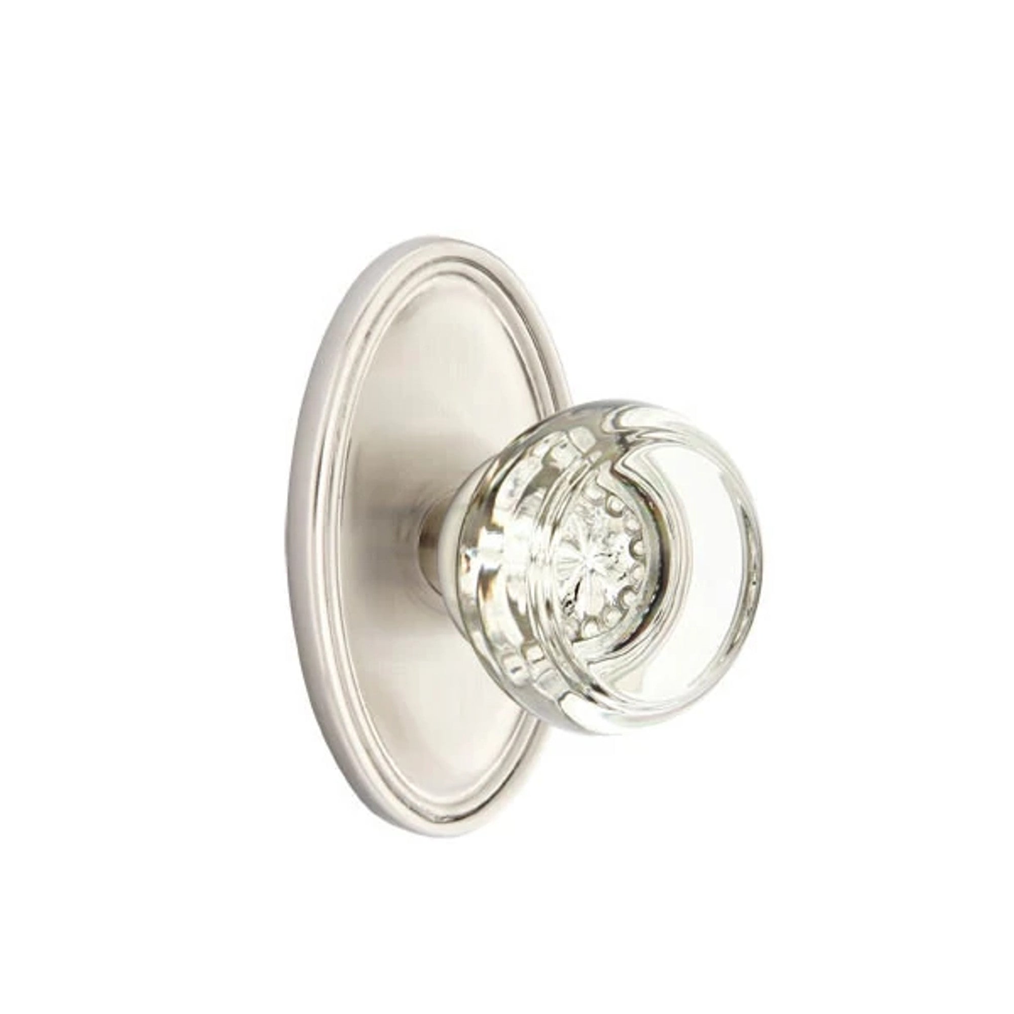Níquel Satinado · Oval Rosette