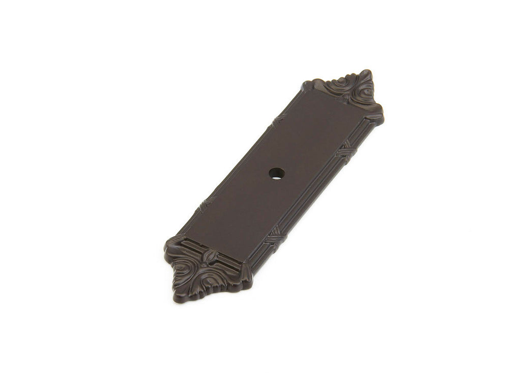 Schaub Perilla Versailles Backplate, 4-1/4" — Bronce Aceitado