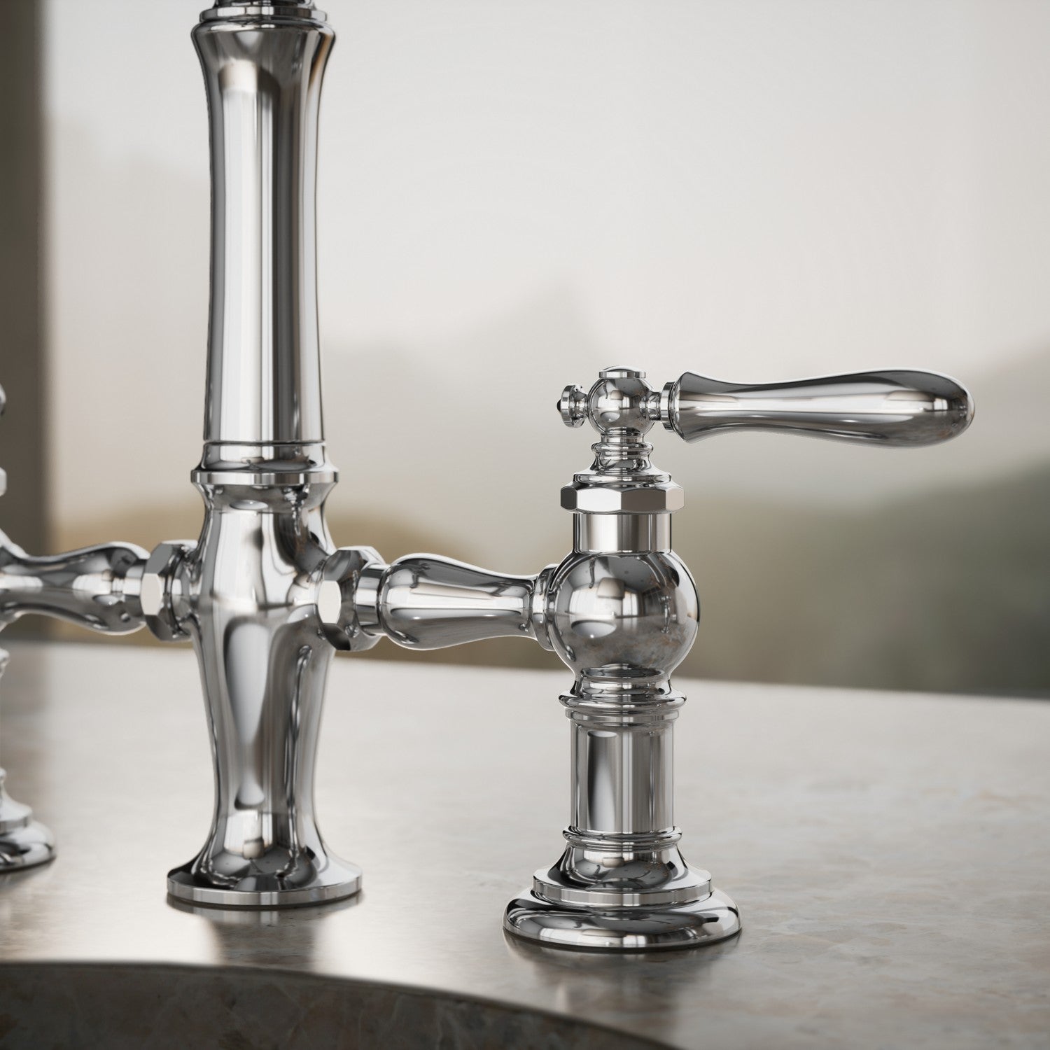Kohler Artifacts — Mezcladora tipo Puente para Bar/Prep con Rociador Lateral — Ambientación 4