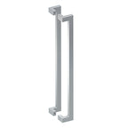 Deltana Jaladera Contemporánea Offset de Acero Inoxidable Doble Cara 36" — Acero Inoxidable Satinado