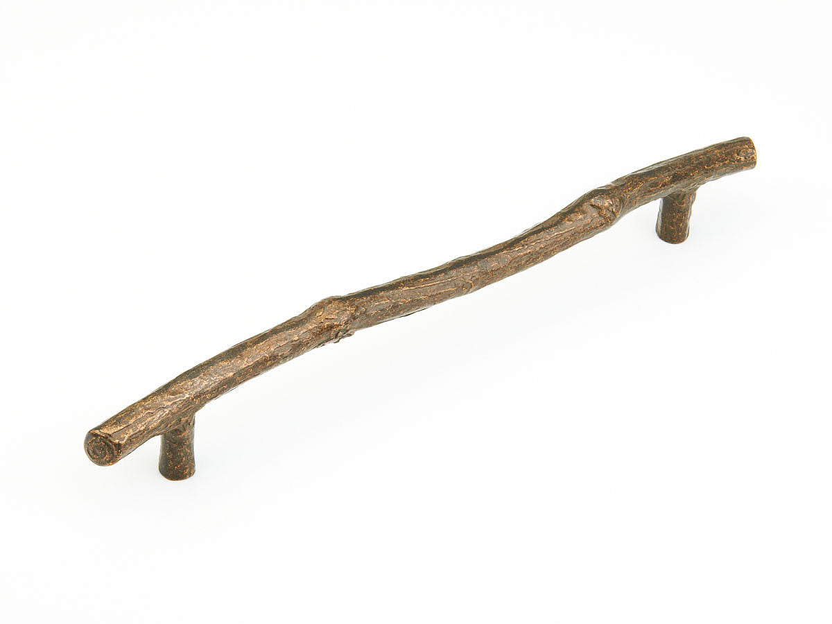 Schaub Jaladera para Electrodoméstico Mountain Twig, 12" cc — Bronce Antiguo