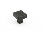 Schaub Perilla Vinci Cuadrada, 1-1/4" diám. — Bronce Negro