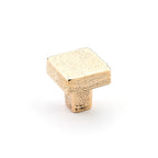 Schaub Perilla Vinci Cuadrada, 1-1/4" diám. — Bronce Natural