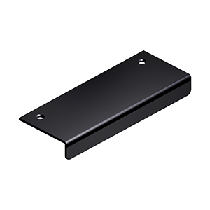 Deltana Jaladera para Cajón, Gabinete y Espejo 4" — Negro Mate